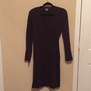 Ann Taylor Sweater Wrap Dress